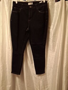 Women's Blue Skinny Jeans with Stretch Comfort